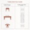 100% Cotton Table Cover - 54"x54" Square Decorative Tablecloth - Washable Tablecloths for Dining, Home, Farmhouse & Party - Ideal for Thanksgiving & Christmas - Noel Collection